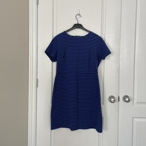 Blue/Black Striped Dress